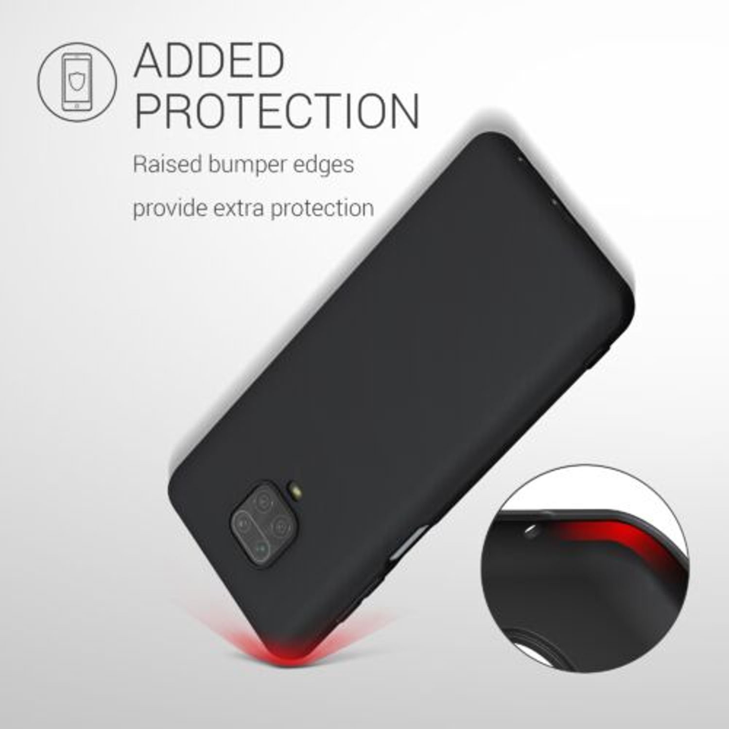 Husa pentru Xiaomi Redmi Note 9S/Redmi Note 9 Pro/Redmi Note 9 Pro Max, Silicon, Negru, 52140.47 fotografia produsului View 7 L