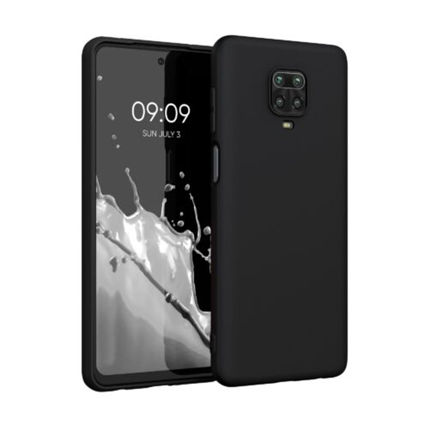 Husa pentru Xiaomi Redmi Note 9S/Redmi Note 9 Pro/Redmi Note 9 Pro Max, Silicon, Negru, 52140.47 fotografia produsului