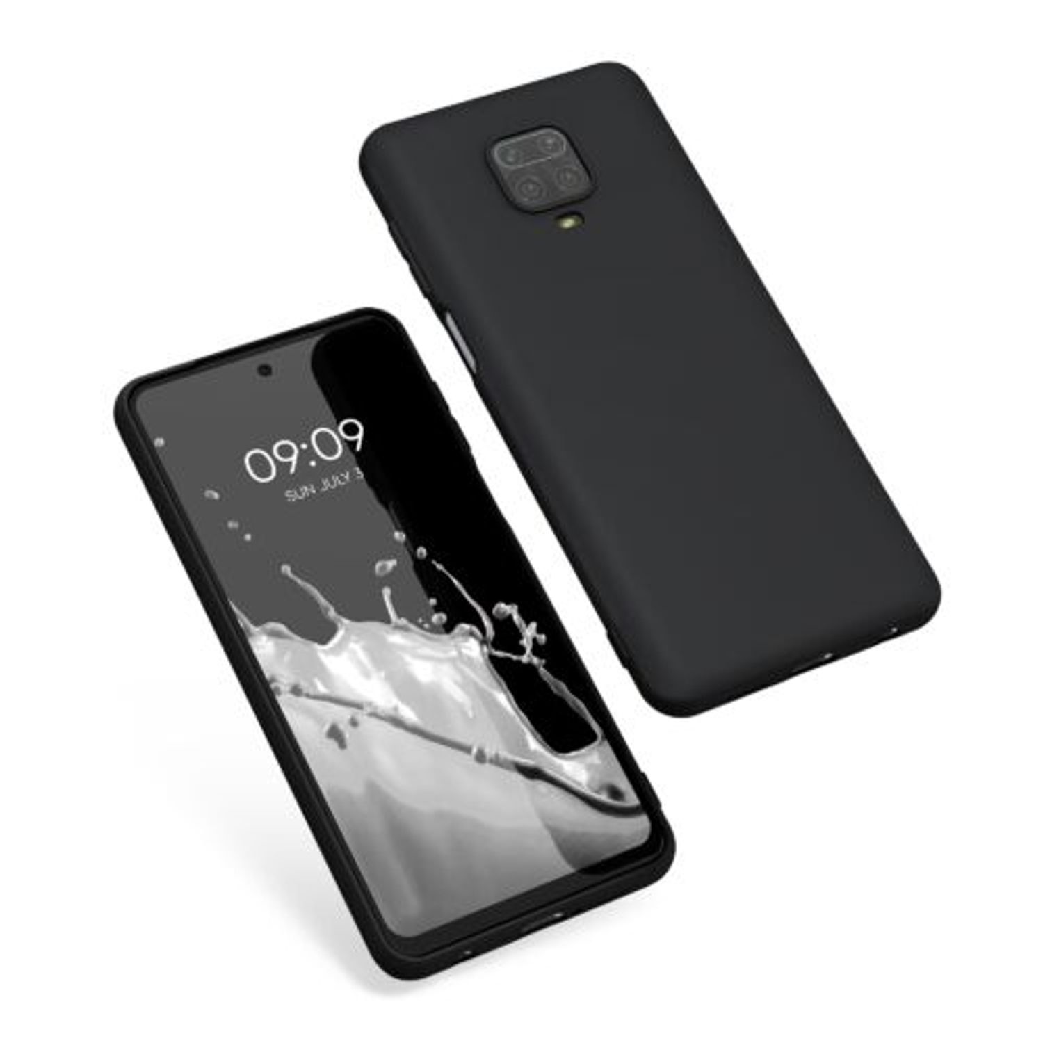 Husa pentru Xiaomi Redmi Note 9S/Redmi Note 9 Pro/Redmi Note 9 Pro Max, Silicon, Negru, 52140.47 fotografia produsului View 2 L