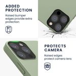 Husa pentru Apple iPhone 12/iPhone 12 Pro, Silicon, Verde, 52641.172 fotografia produsului View 4 S