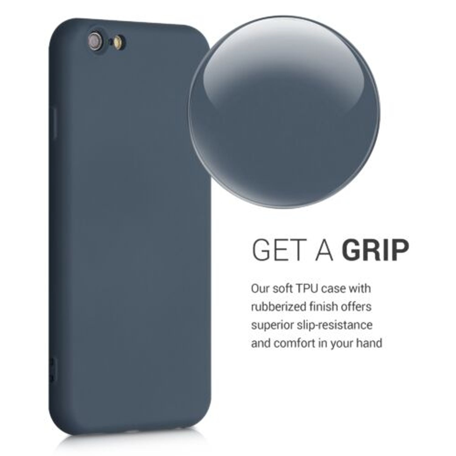 Husa pentru Apple iPhone 6/iPhone 6s, Silicon, Albastru, 49980.202 fotografia produsului View 5 L