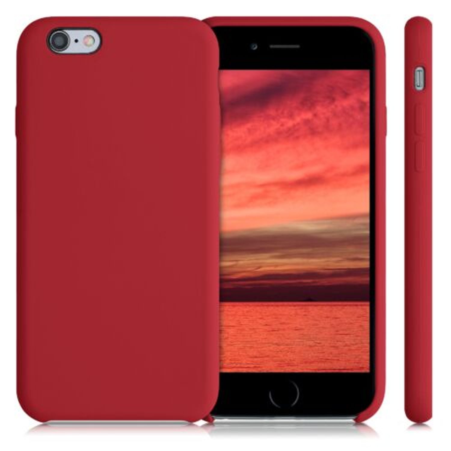 Husa pentru Apple iPhone 6/iPhone 6s, Silicon, Rosu, 40223.208 fotografia produsului View 2 L