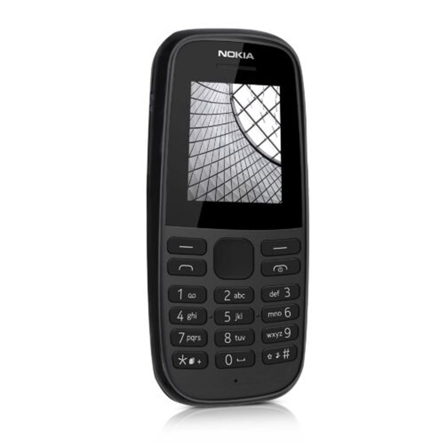 Husa pentru Nokia 105 (2019), Silicon, Negru, 53673.01 fotografia produsului View 3 L