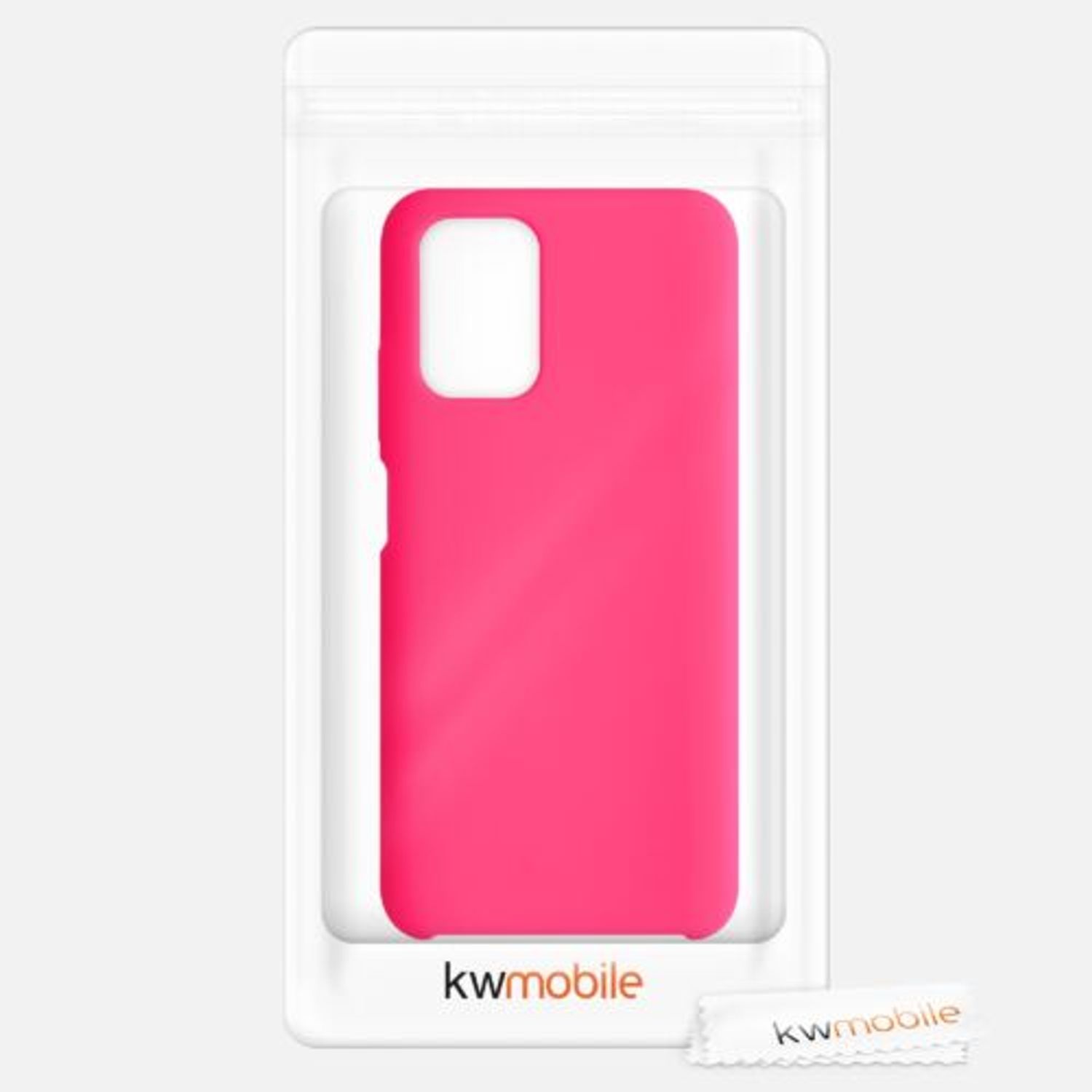 Husa pentru Xiaomi Redmi Note 10/Redmi Note 10S, Silicon, Roz, 54543.77 fotografia produsului View 7 L
