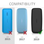 Husa pentru Nokia 105 (2019), Silicon, Negru, 53673.01 fotografia produsului View 6 S
