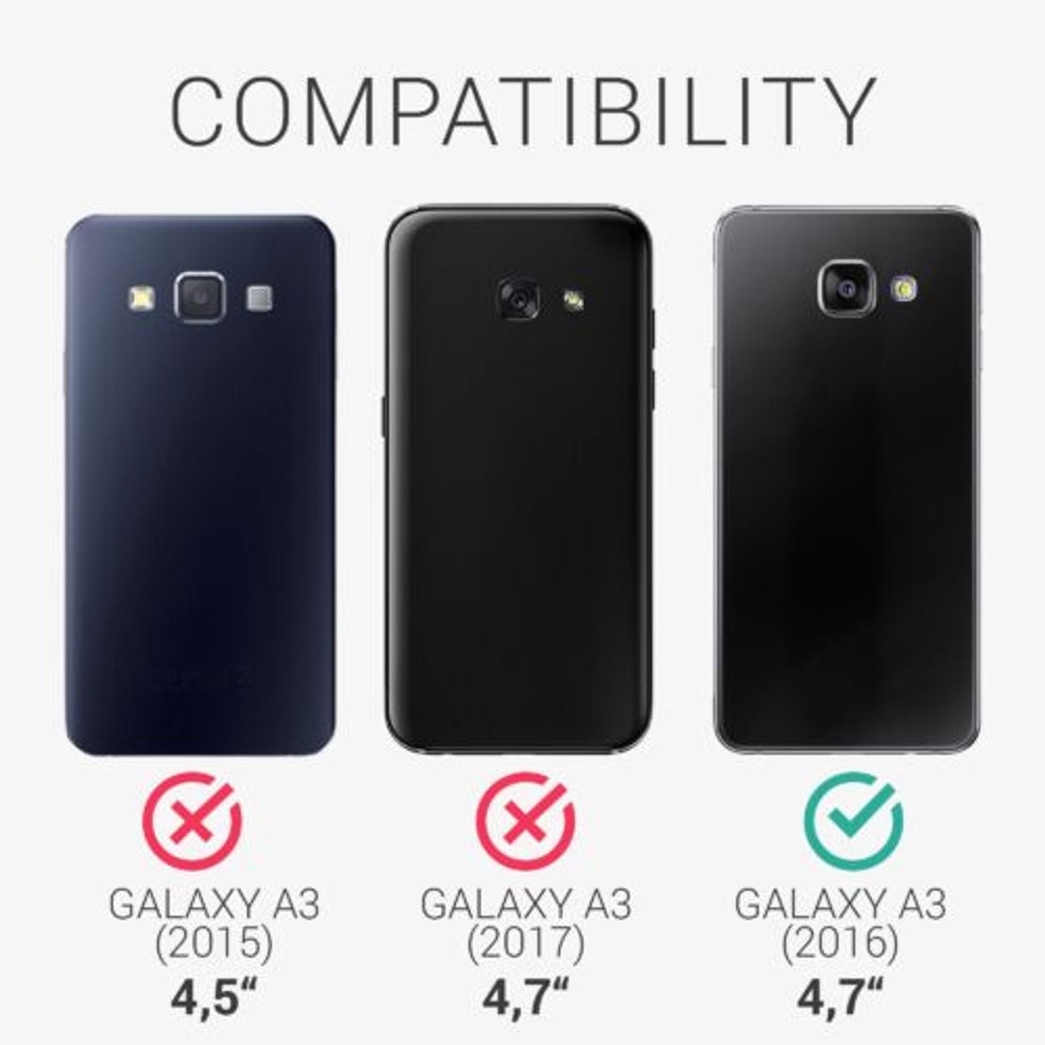 Husa pentru Samsung Galaxy A3 (2016), Silicon, Negru, 39063.01 fotografia produsului View 5 L