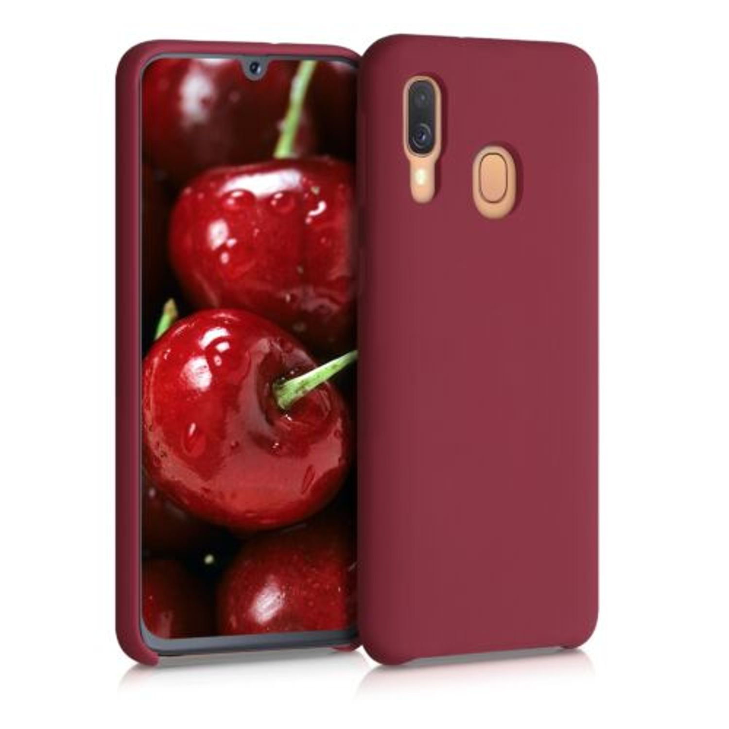 Husa pentru Samsung Galaxy A40, Silicon, Violet, 49091.209 fotografia produsului