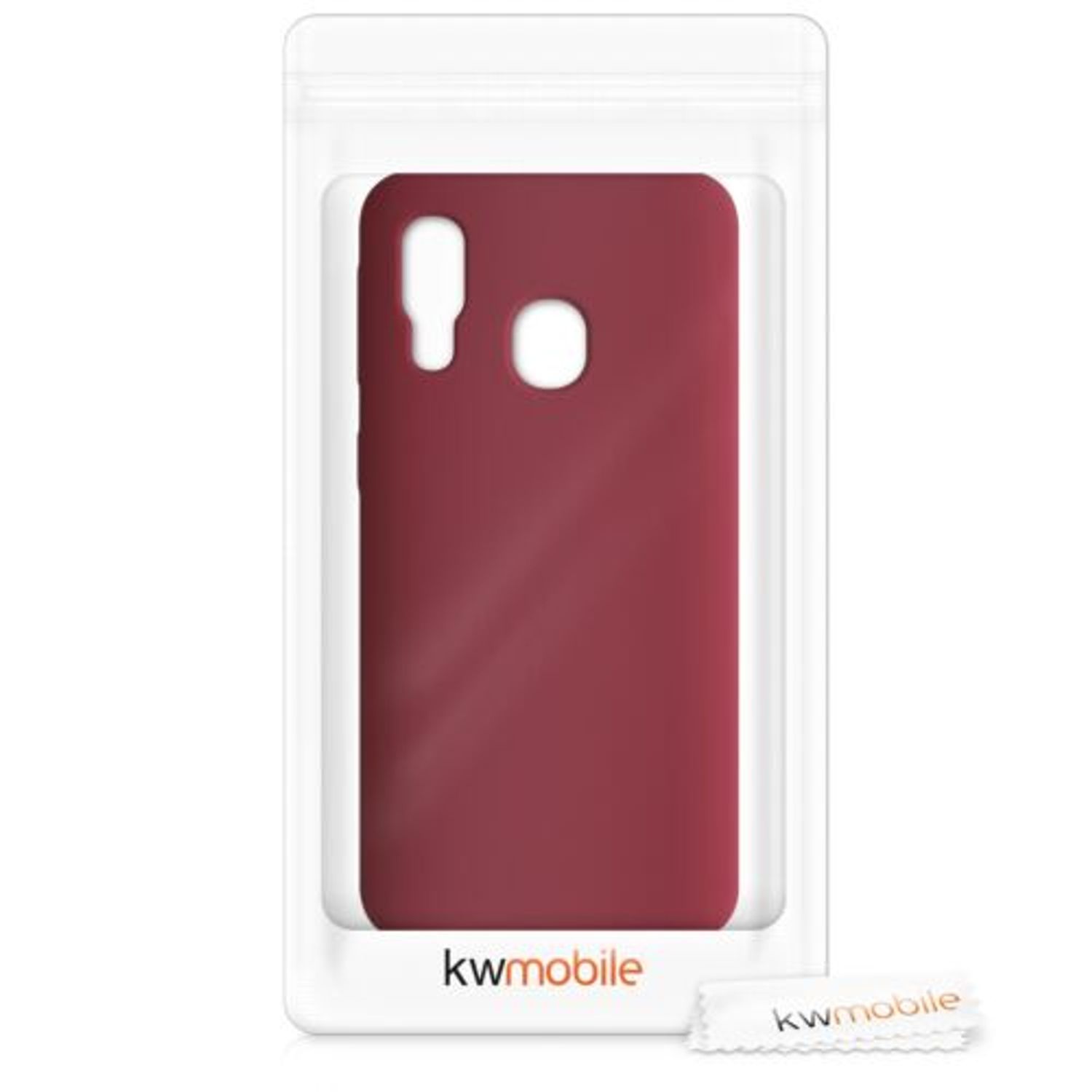 Husa pentru Samsung Galaxy A40, Silicon, Violet, 49091.209 fotografia produsului View 7 L