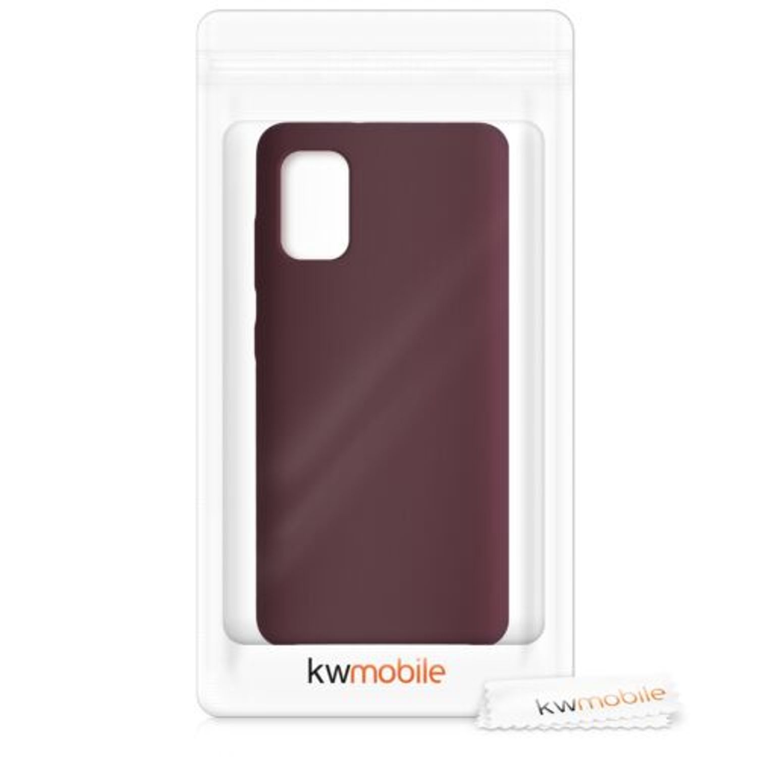 Husa pentru Samsung Galaxy A41, Silicon, Violet, 52301.190 fotografia produsului View 7 L