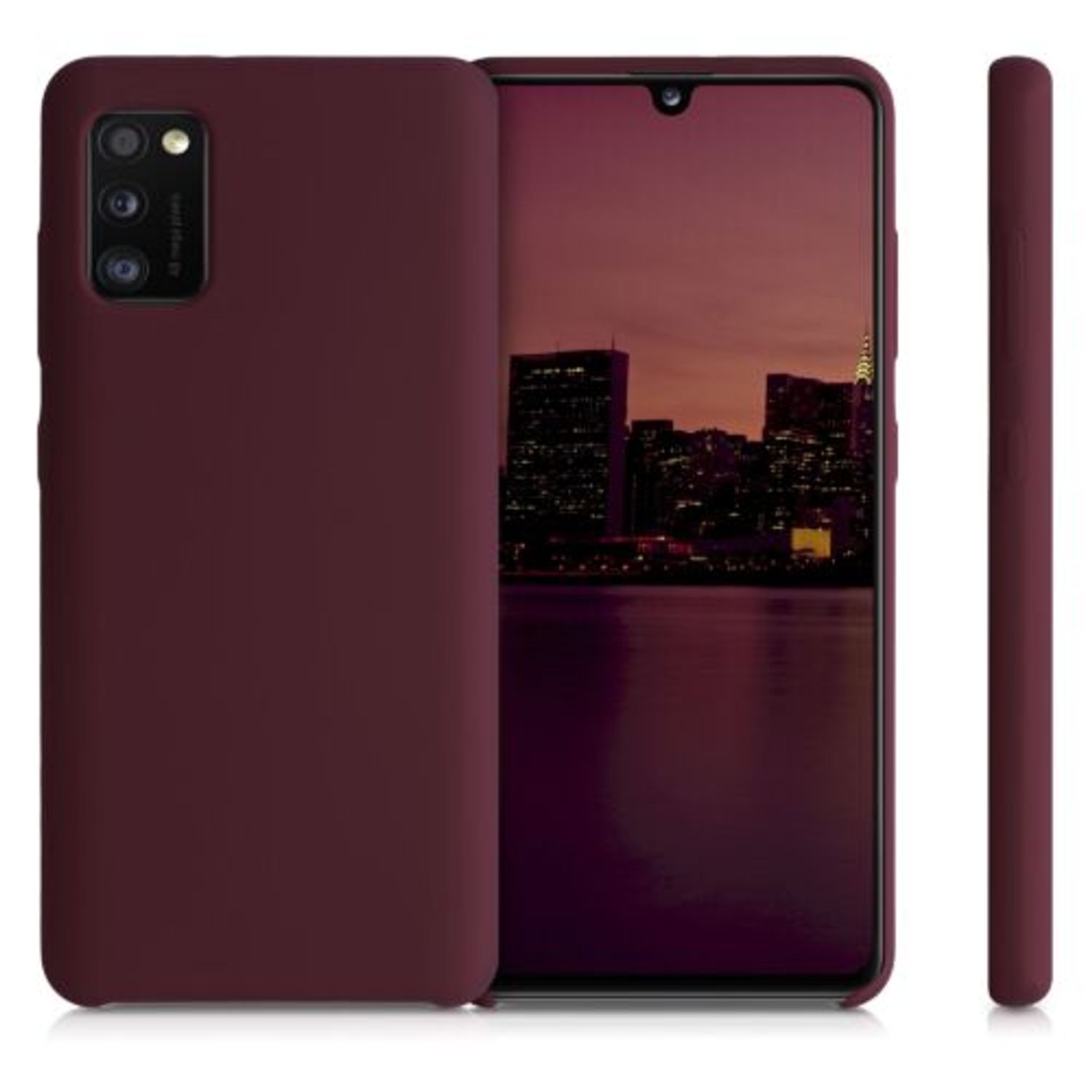 Husa pentru Samsung Galaxy A41, Silicon, Violet, 52301.190 fotografia produsului View 2 L