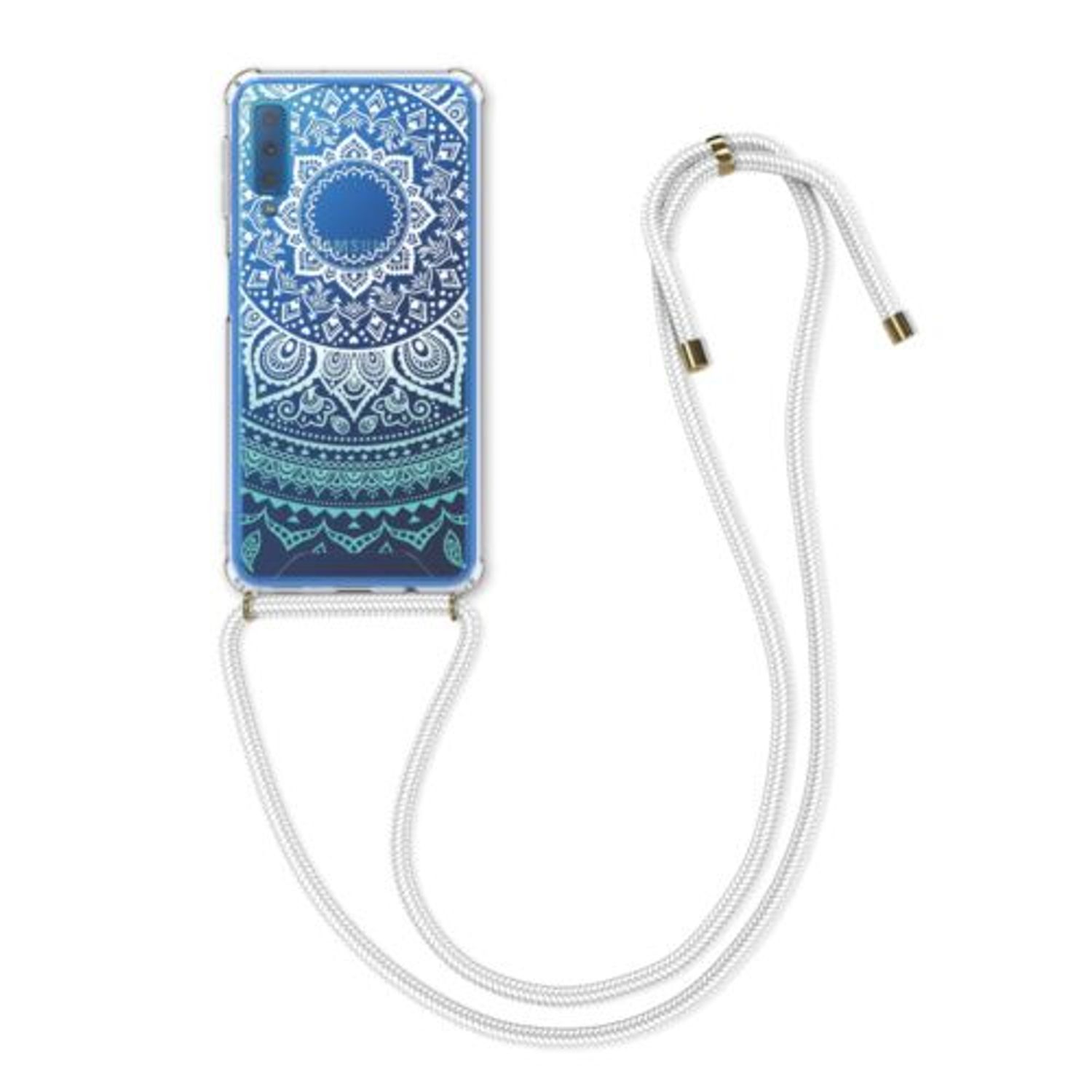 Husa pentru Samsung Galaxy A7 (2018), Silicon, Multicolor, 48453.03 fotografia produsului
