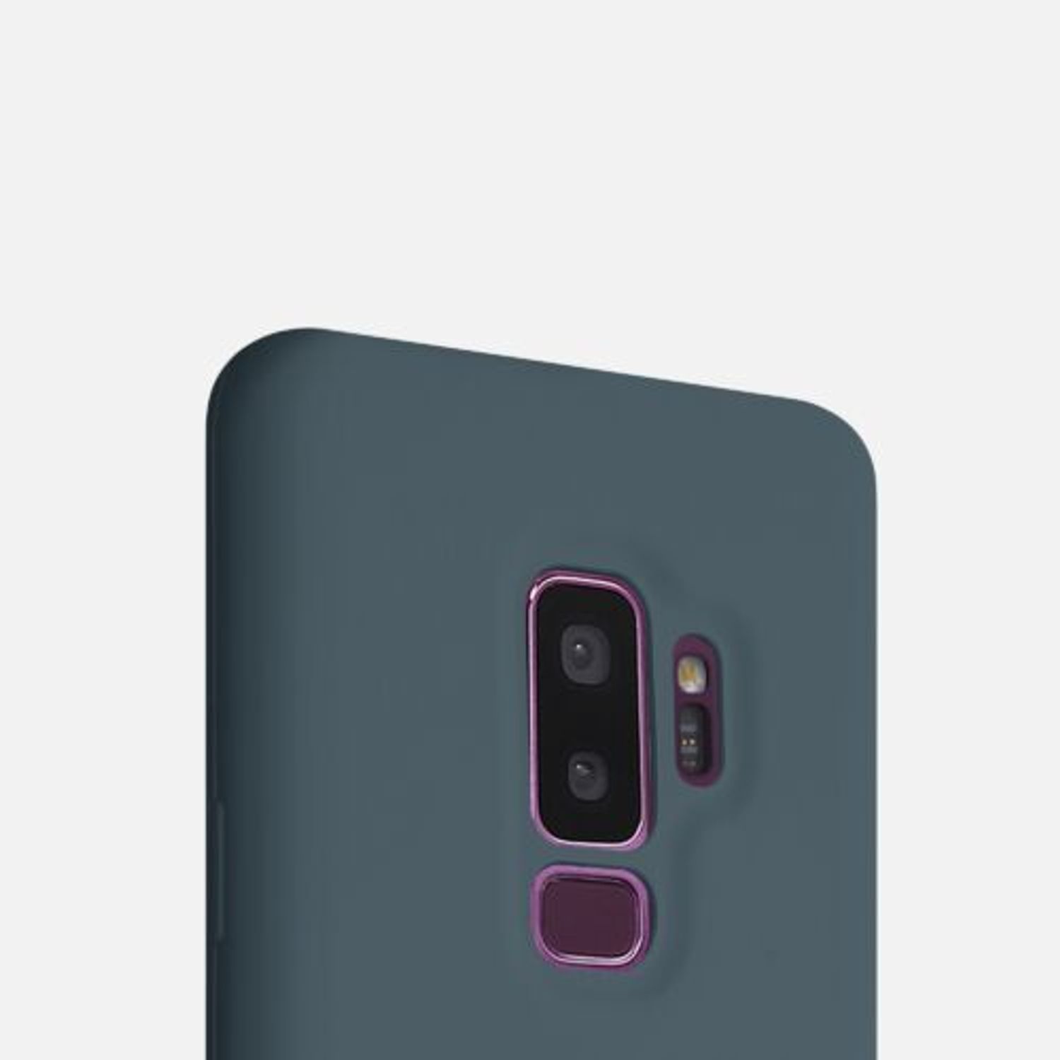 Husa pentru Samsung Galaxy S9 Plus, Silicon, Gri, 44183.202 fotografia produsului View 8 L