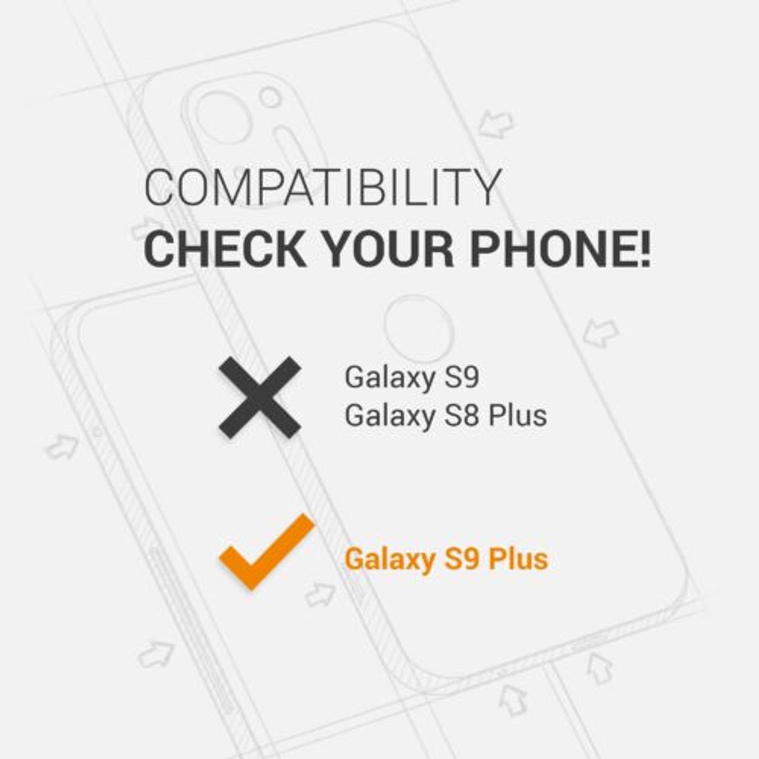 Husa pentru Samsung Galaxy S9 Plus, Silicon, Gri, 44183.202 fotografia produsului View 6 L