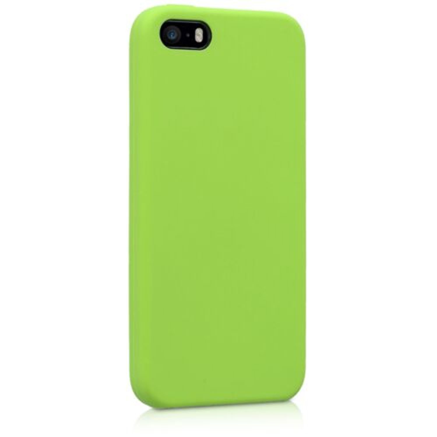 Husa pentru Apple iPhone 5/iPhone 5s/iPhone SE, Silicon, Verde, 42766.07 fotografia produsului View 8 L