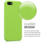 Husa pentru Apple iPhone 5/iPhone 5s/iPhone SE, Silicon, Verde, 42766.07 fotografia produsului View 4 S