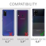 Husa pentru Samsung Galaxy A42 5G, Silicon, Galben, 53804.143 fotografia produsului View 6 S
