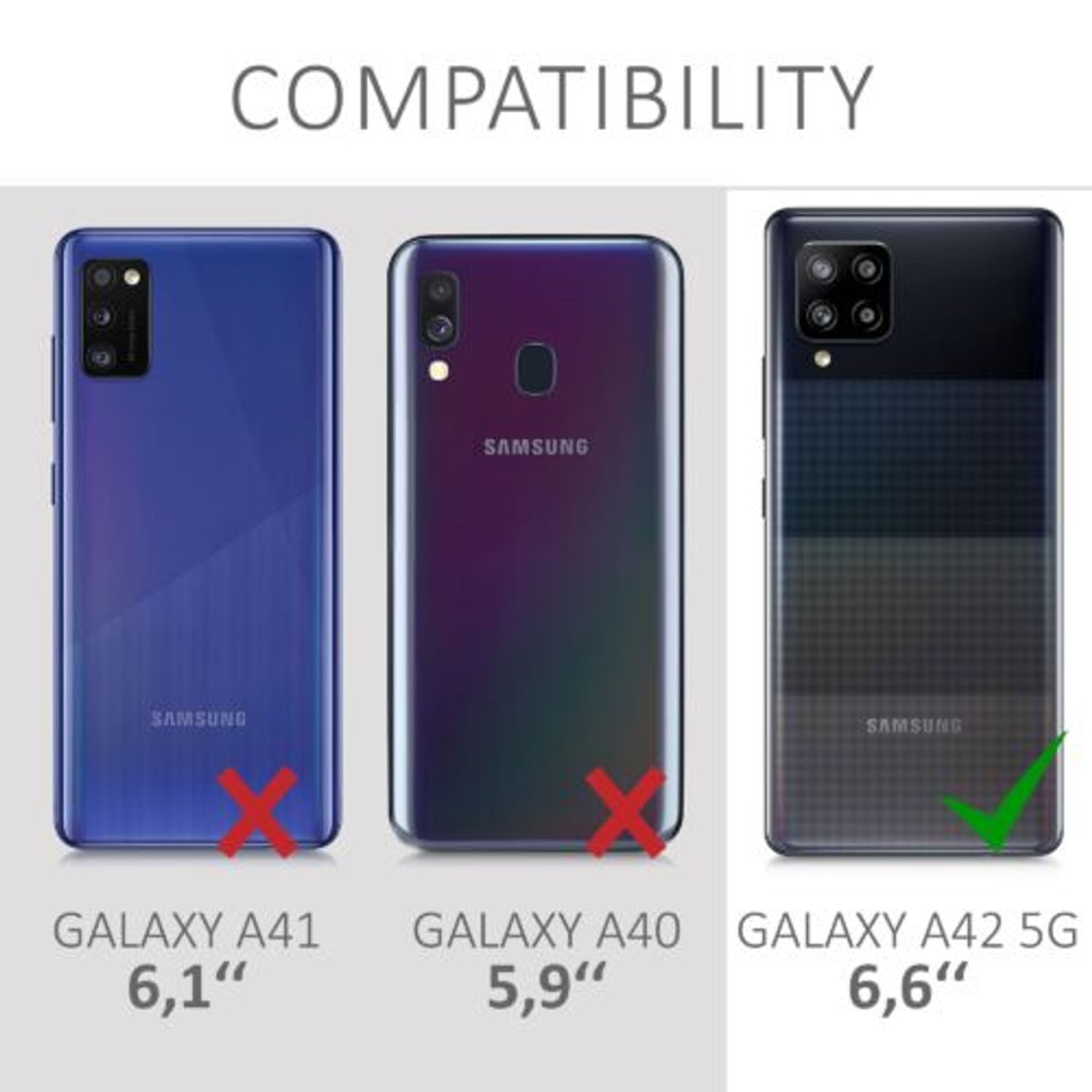 Husa pentru Samsung Galaxy A42 5G, Silicon, Galben, 53804.143 fotografia produsului View 6 L