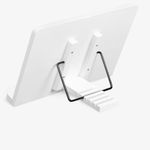 Suport pentru carti din bambus Navaris, 2 brate reglabile, 33 x 24 cm, Alb, 52801.2.02 fotografia produsului View 8 S