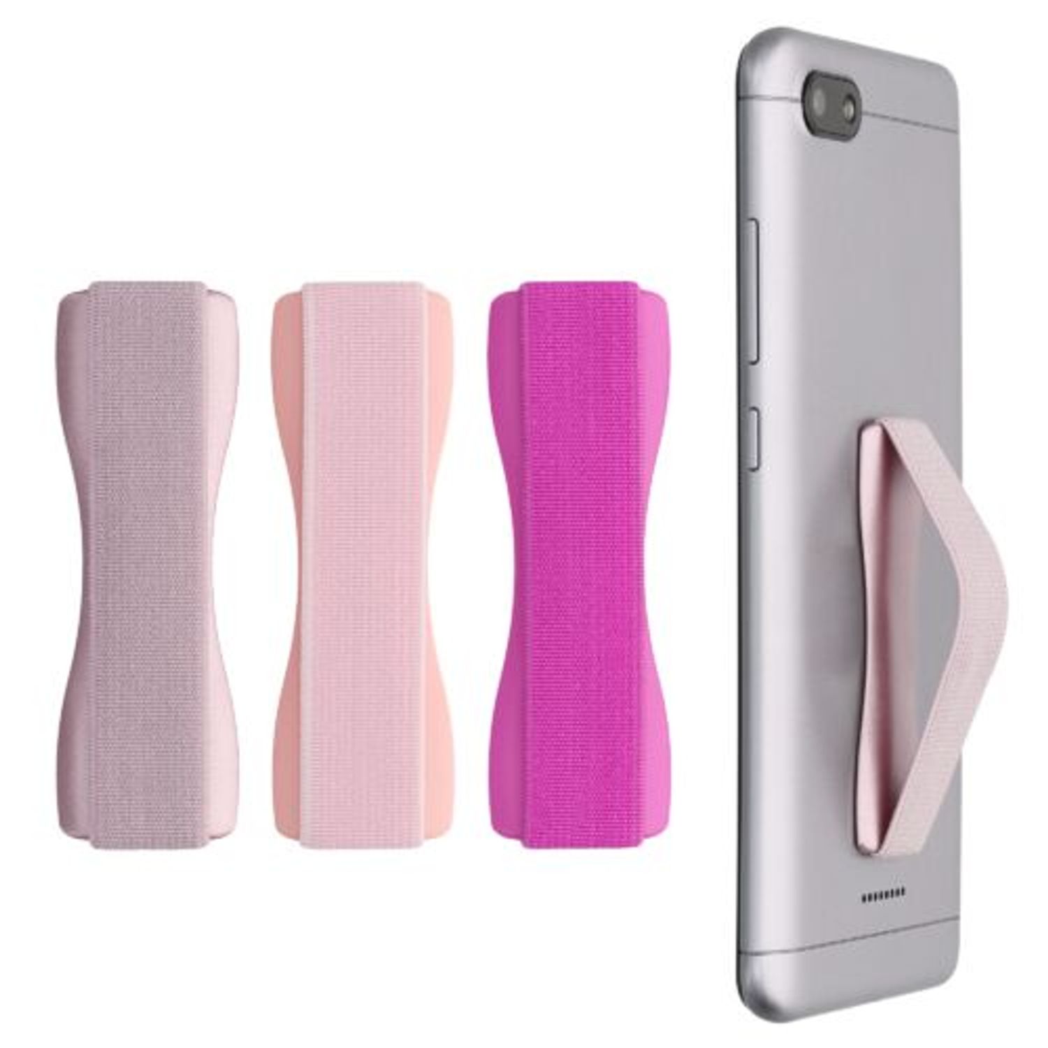 Set 3 Suporti tip inel pentru telefon, Kwmobile, Multicolor, Plastic, 43997.08 fotografia produsului