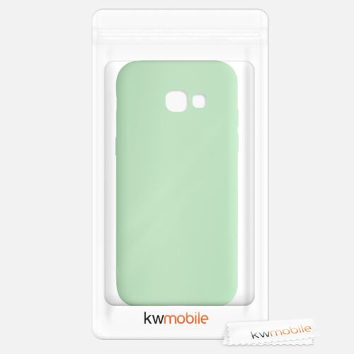 Husa pentru Samsung Galaxy A5 (2017), Silicon, Verde, 40717.50 fotografia produsului View 6 L