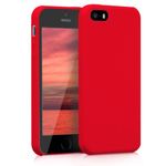 Husa pentru Apple iPhone 5/iPhone 5s/iPhone SE, Silicon, Rosu, 42766.09 fotografia produsului