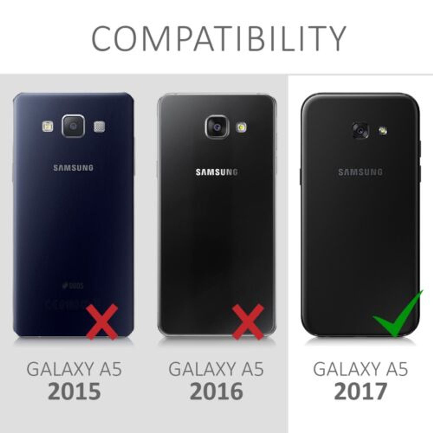Husa pentru Samsung Galaxy A5 (2017), Silicon, Multicolor, 43036.01 fotografia produsului View 6 L
