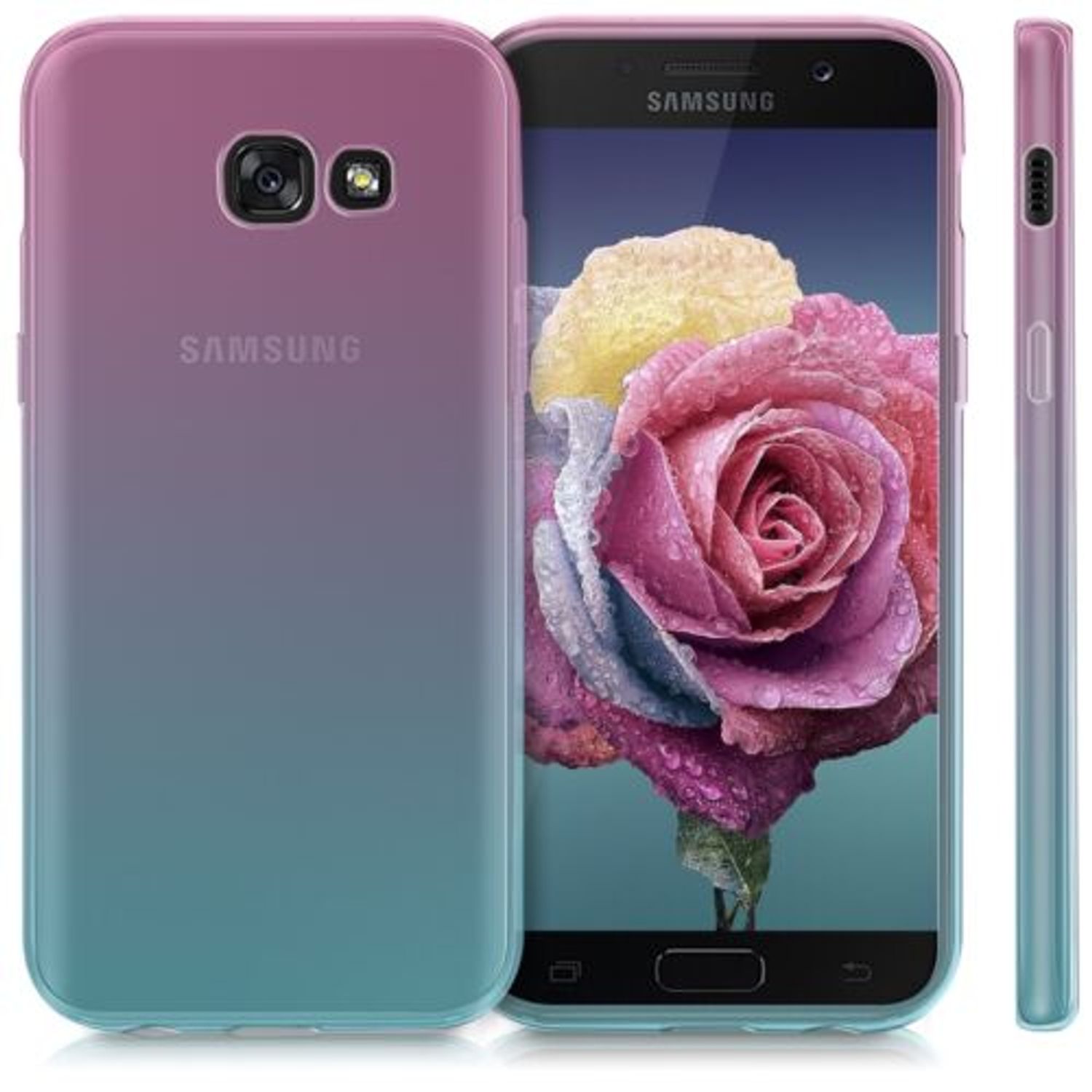 Husa pentru Samsung Galaxy A5 (2017), Silicon, Multicolor, 43036.01 fotografia produsului View 2 L