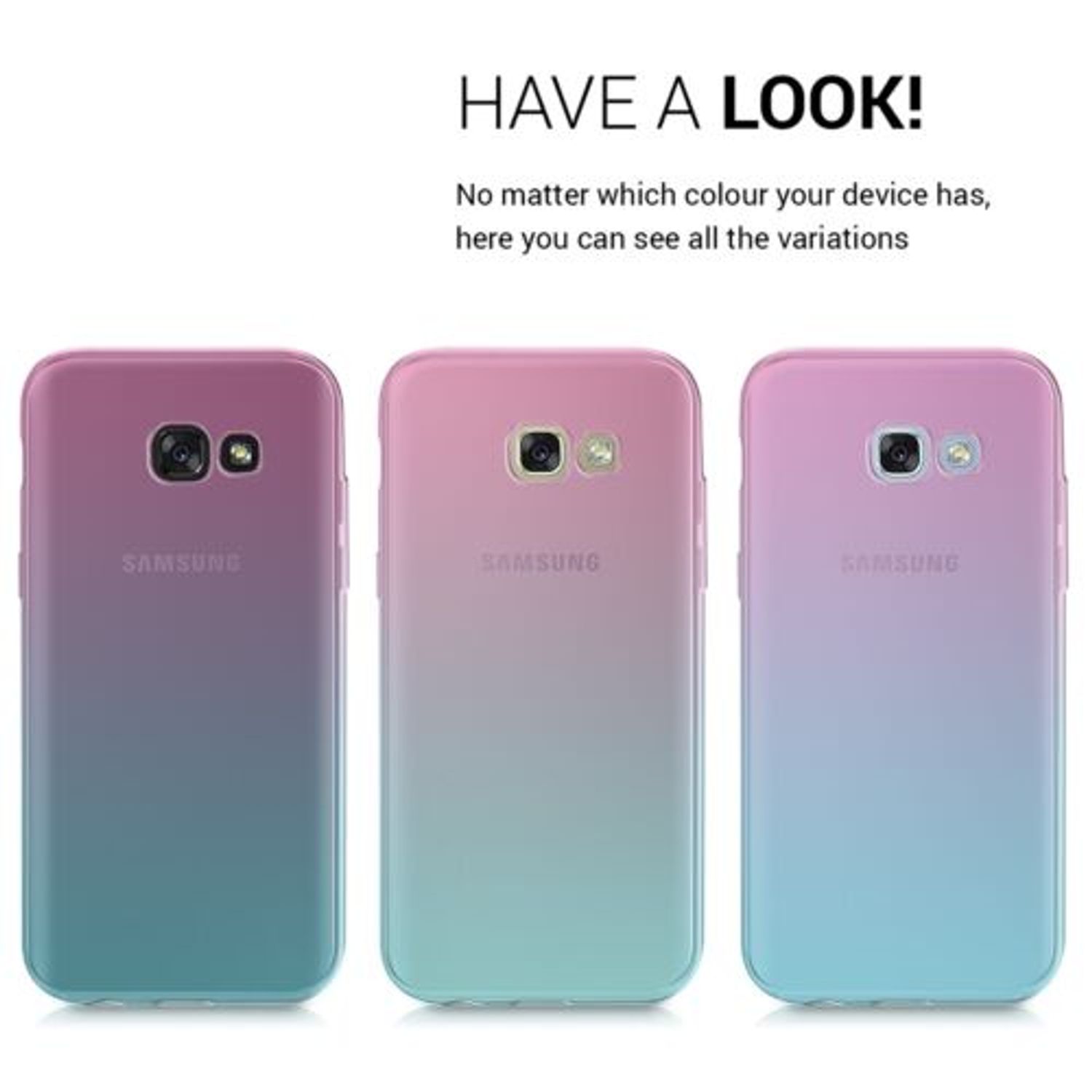 Husa pentru Samsung Galaxy A5 (2017), Silicon, Multicolor, 43036.01 fotografia produsului View 5 L