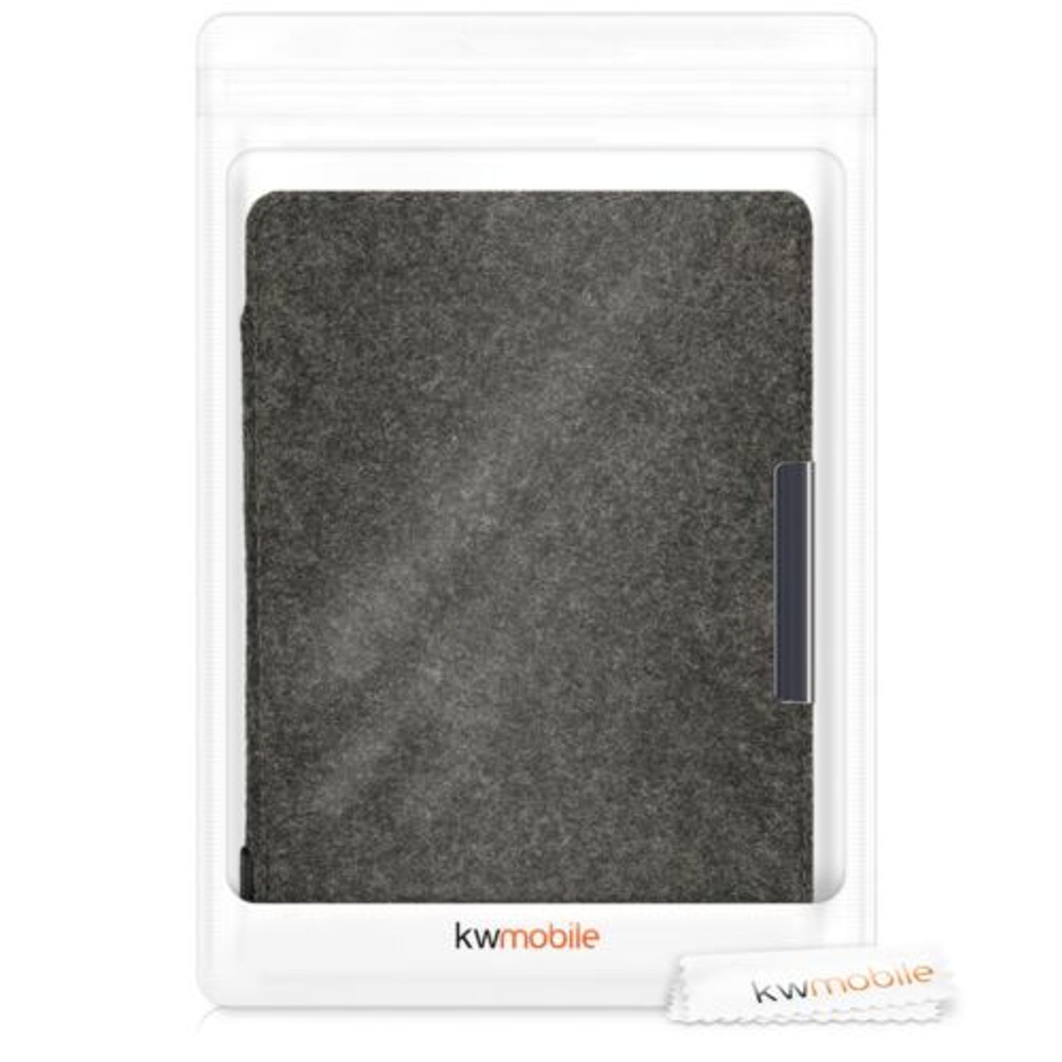 Husa pentru Tolino Shine 3, Textil, Gri, 46642.19 fotografia produsului View 7 L