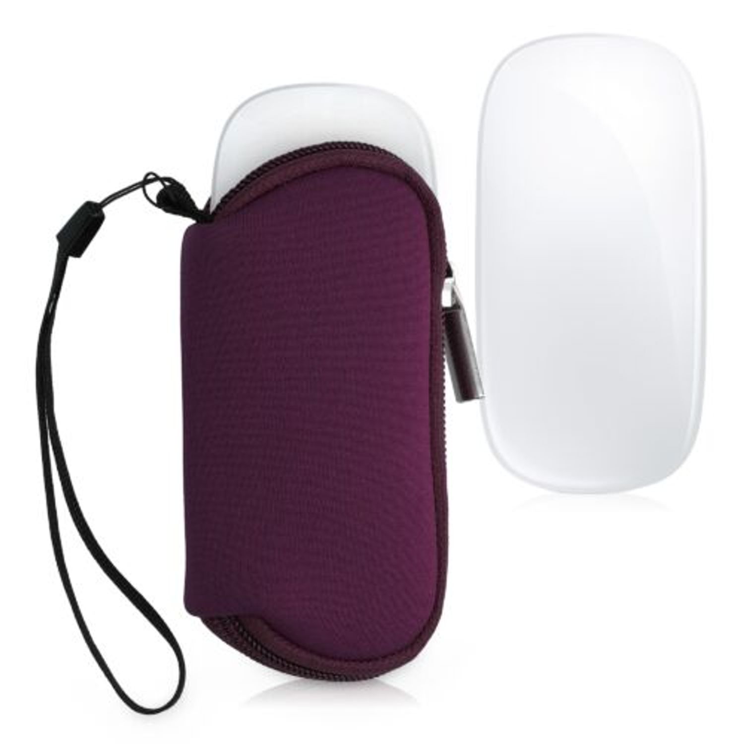 Husa pentru mouse Apple Magic Mouse 2/Magic Mouse 1, Kwmobile, Violet, Neopren, 51117.114 fotografia produsului View 2 L