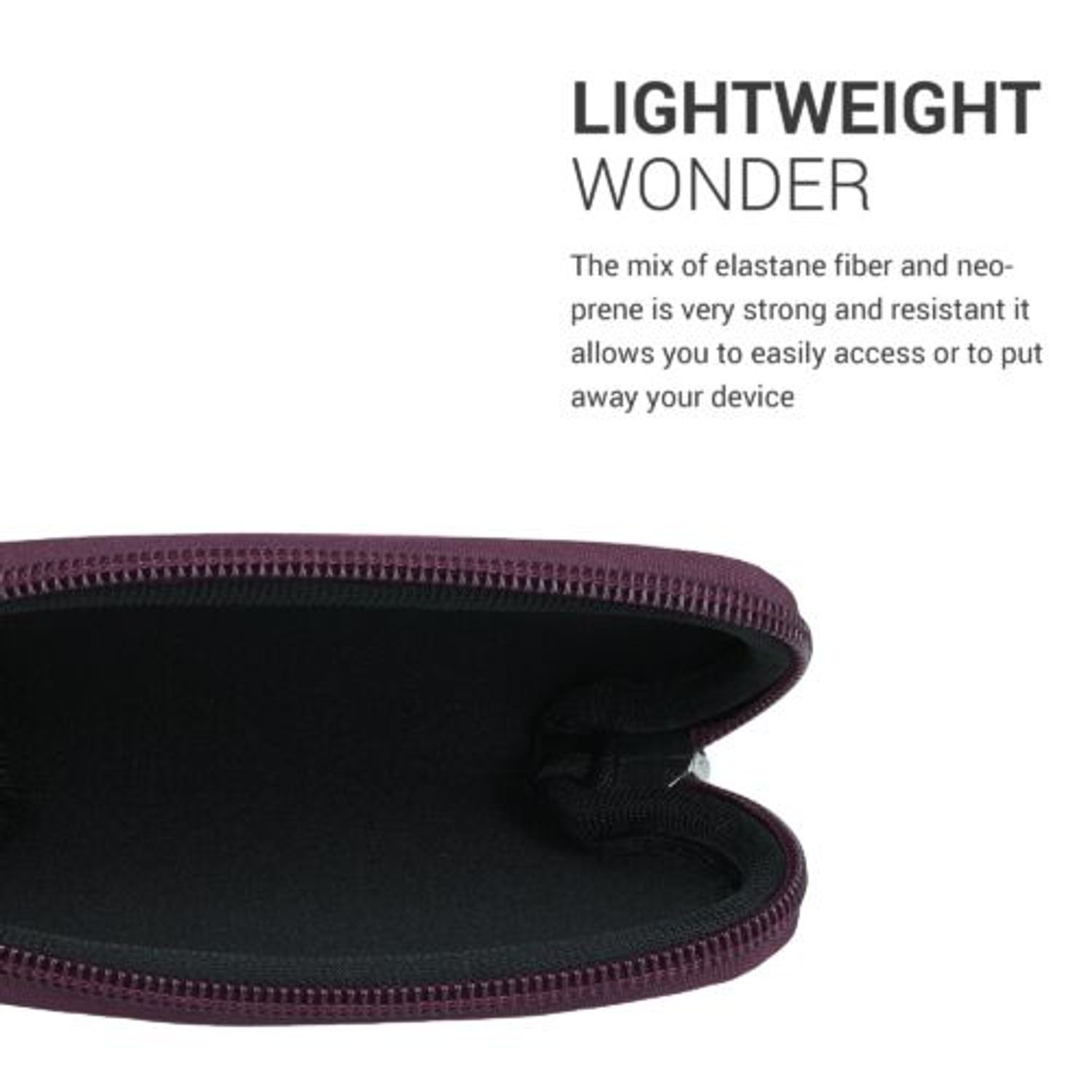 Husa pentru mouse Apple Magic Mouse 2/Magic Mouse 1, Kwmobile, Violet, Neopren, 51117.114 fotografia produsului View 4 L