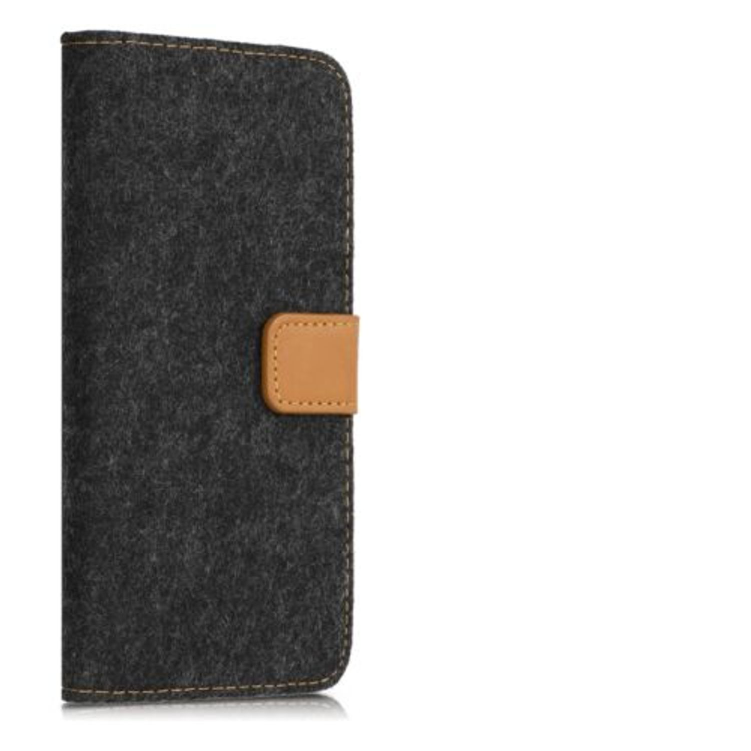Husa pentru Samsung Galaxy A50, Textil, Gri, 48658.19 fotografia produsului View 8 L