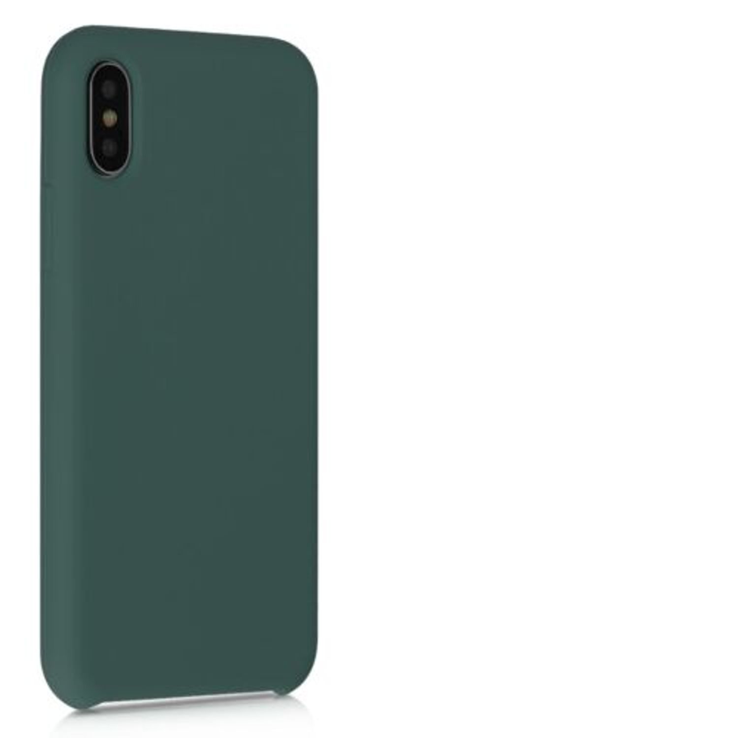 Husa pentru Apple iPhone X/iPhone XS, Silicon, Verde, 42495.171 fotografia produsului View 8 L