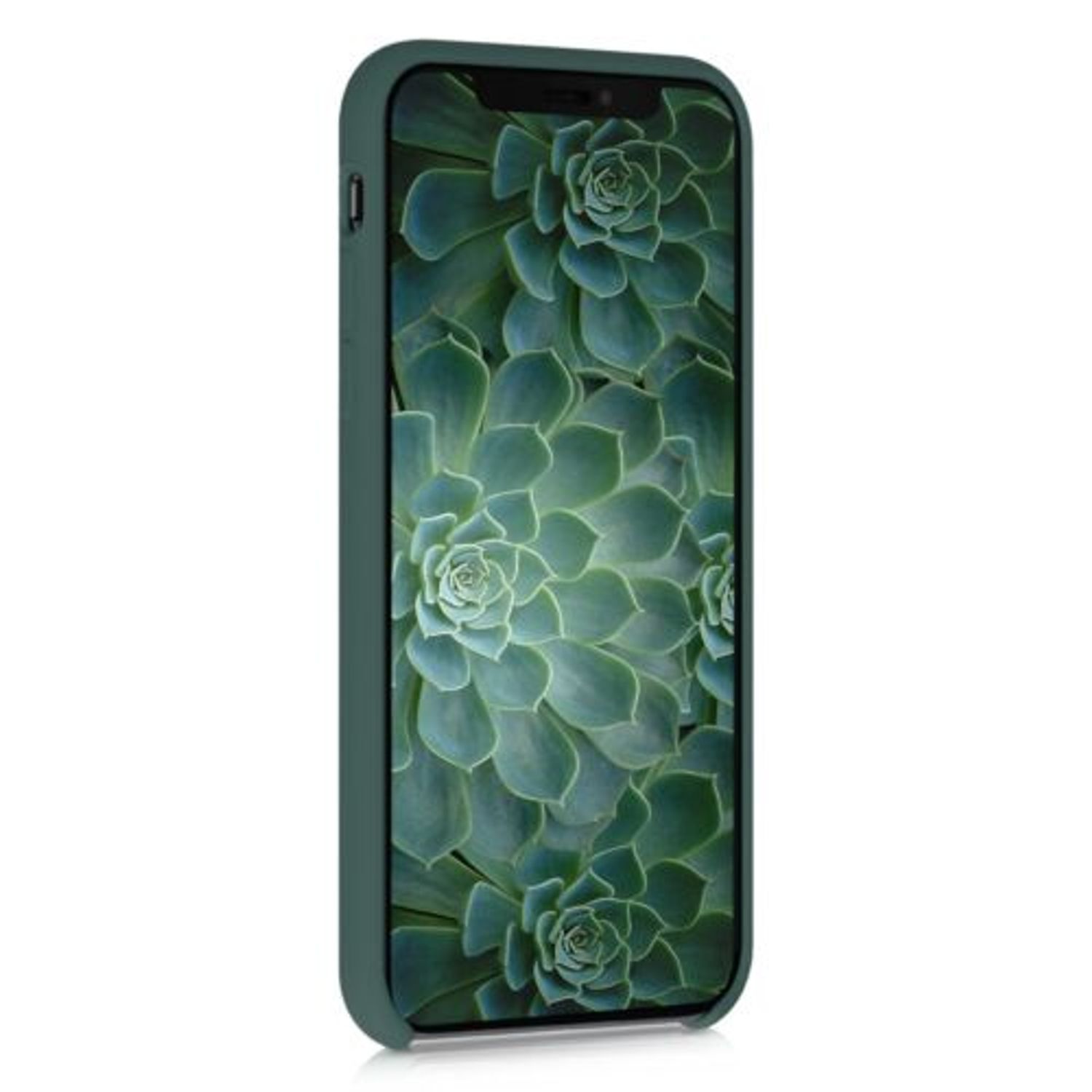 Husa pentru Apple iPhone X/iPhone XS, Silicon, Verde, 42495.171 fotografia produsului View 3 L
