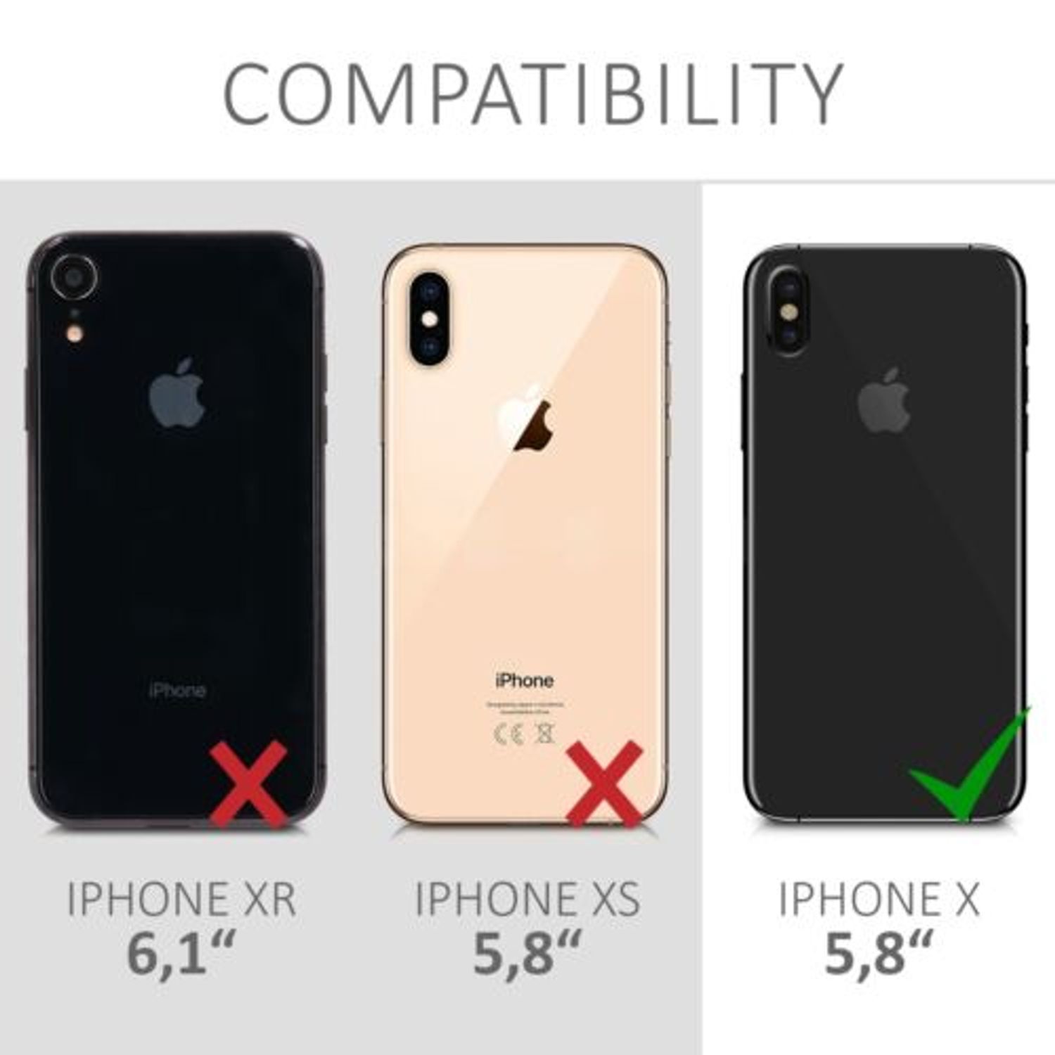 Husa pentru Apple iPhone X/iPhone XS, Silicon, Verde, 42495.171 fotografia produsului View 6 L