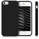 Husa pentru Apple iPhone 5/iPhone 5s/iPhone SE, Silicon, Negru, 33098.01 fotografia produsului View 2 S