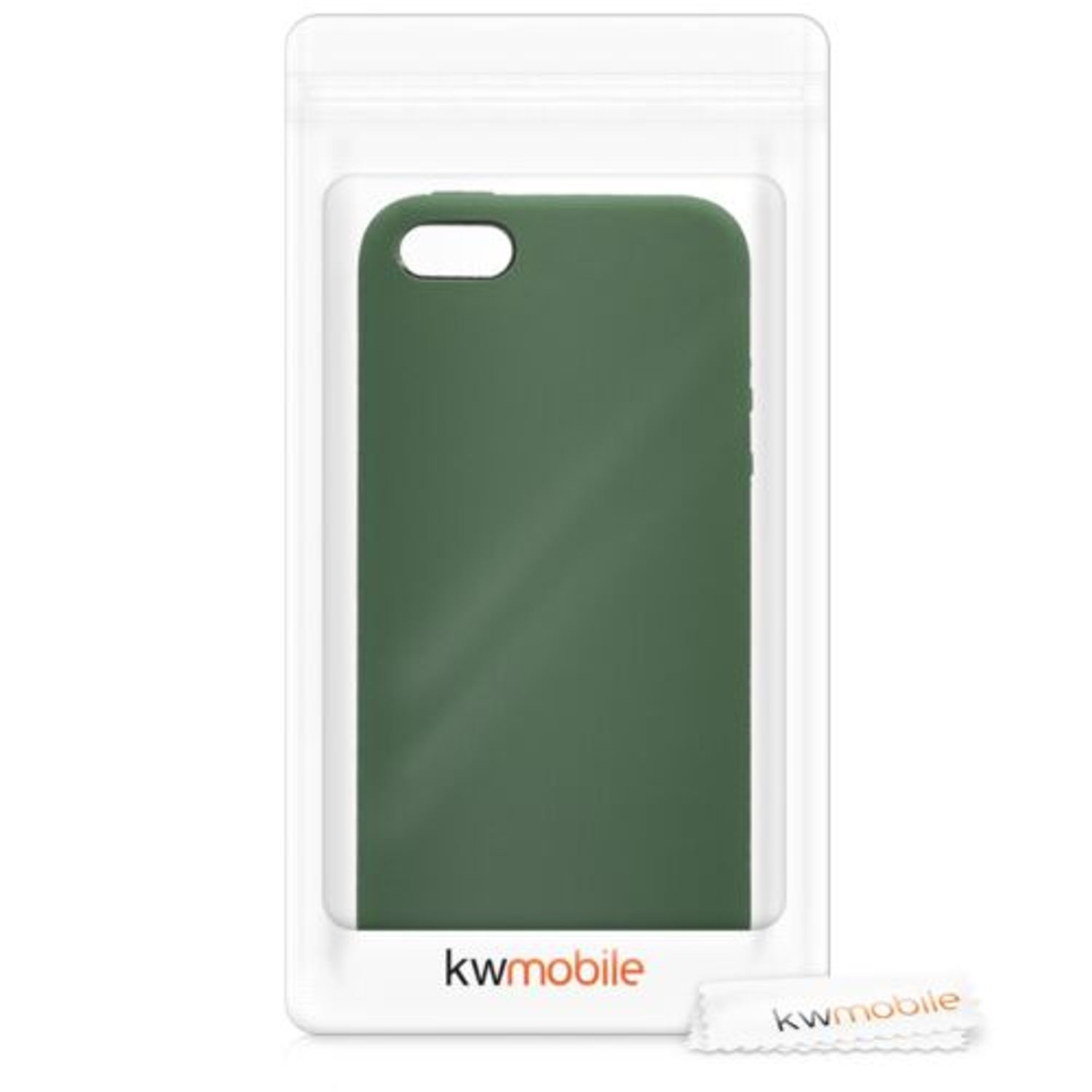 Husa pentru Apple iPhone 5/iPhone 5s/iPhone SE, Silicon, Verde, 42766.80 fotografia produsului View 7 L