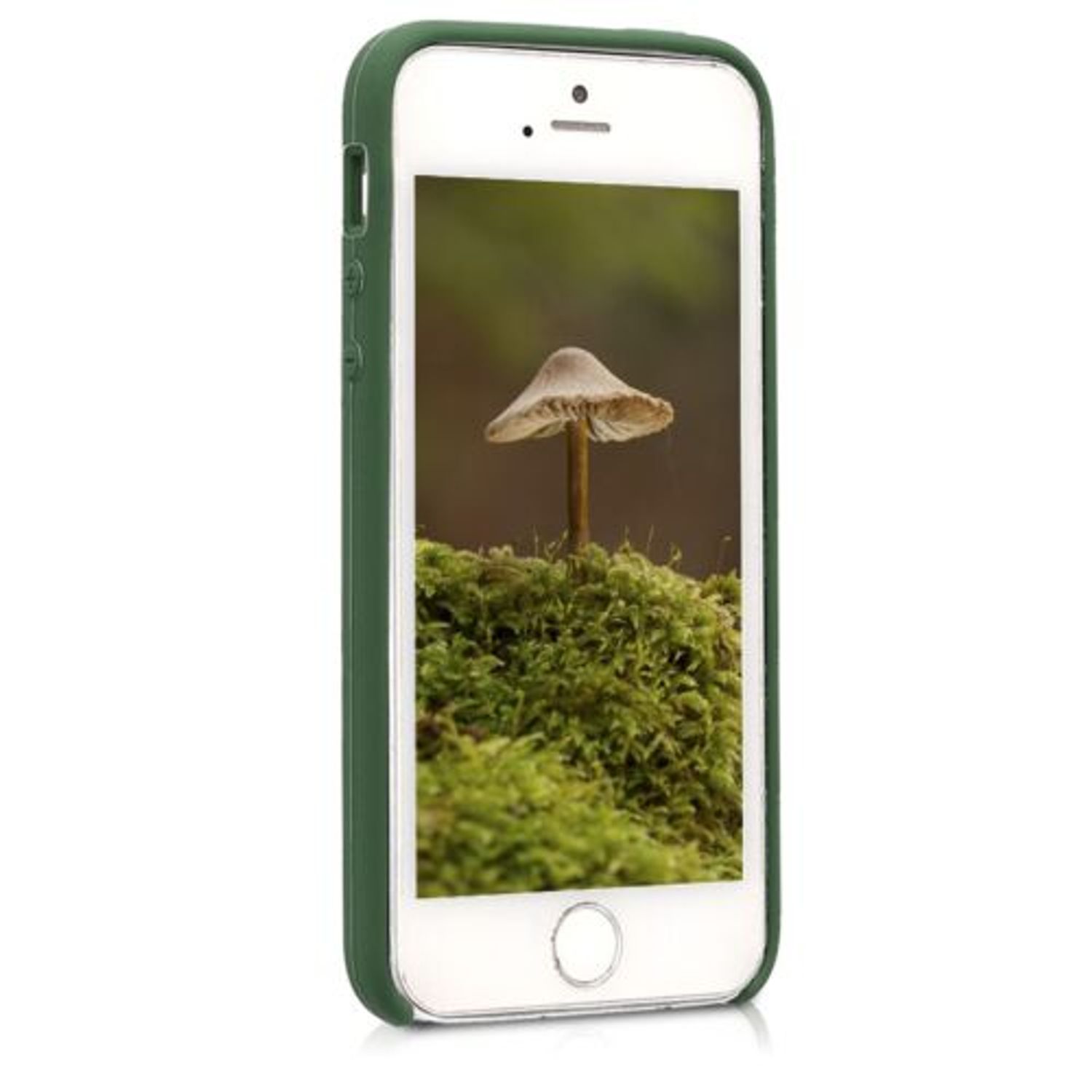 Husa pentru Apple iPhone 5/iPhone 5s/iPhone SE, Silicon, Verde, 42766.80 fotografia produsului View 3 L