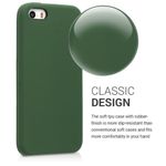 Husa pentru Apple iPhone 5/iPhone 5s/iPhone SE, Silicon, Verde, 42766.80 fotografia produsului View 4 S