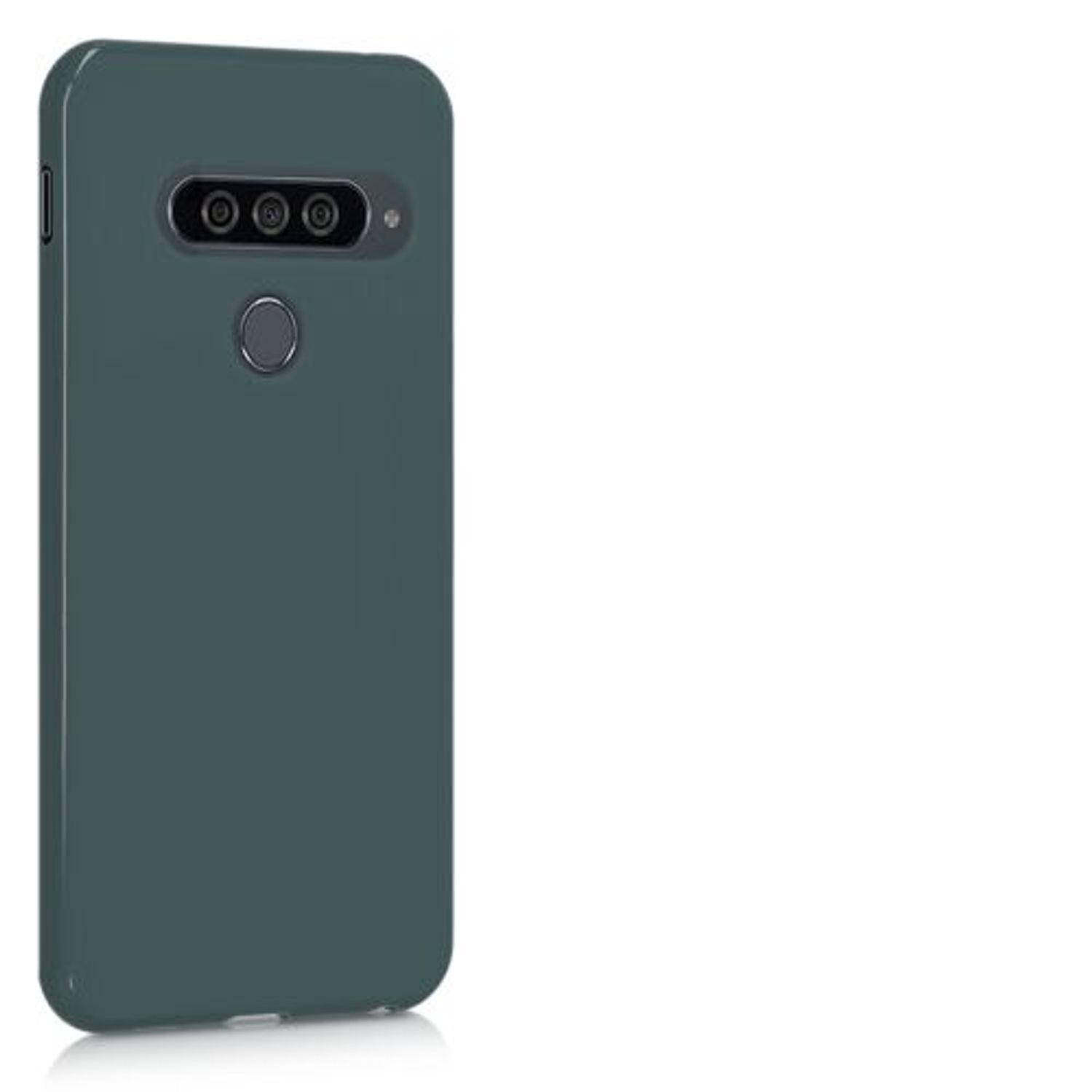 Husa pentru LG G8s ThinQ, Silicon, Verde, 48068.171 fotografia produsului View 8 L