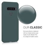 Husa pentru LG G8s ThinQ, Silicon, Verde, 48068.171 fotografia produsului View 4 S
