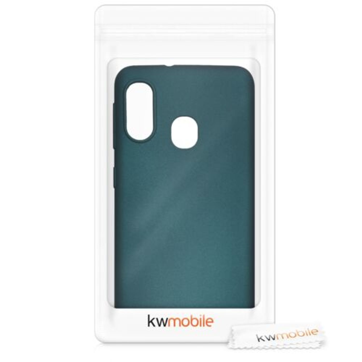 Husa pentru Samsung Galaxy A20e, Silicon, Verde, 48739.14 fotografia produsului View 7 L