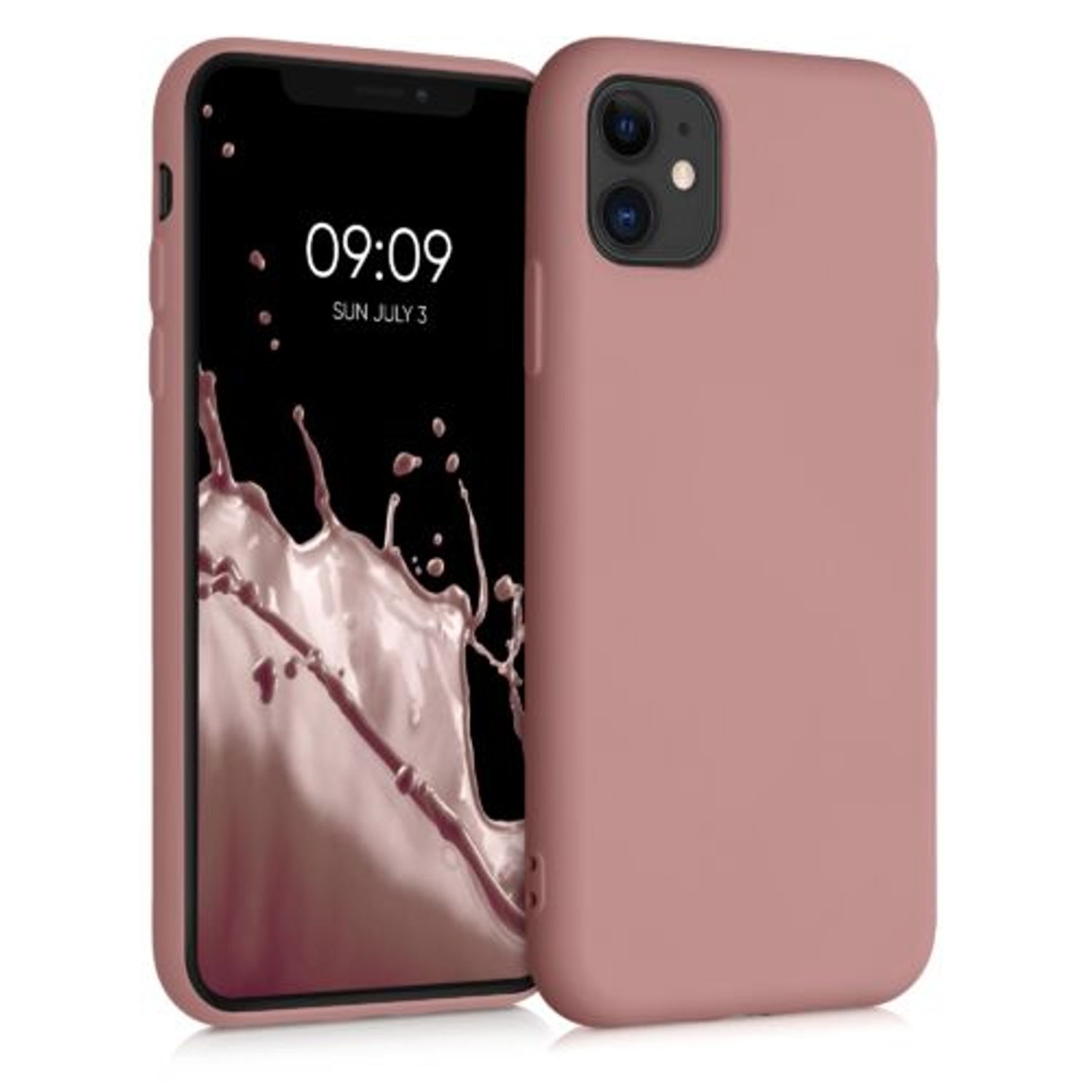 Husa pentru iPhone 11, Silicon, Roz, 50791.193 fotografia produsului