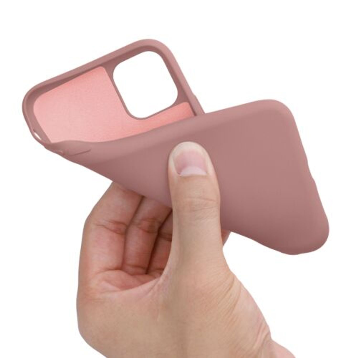 Husa pentru iPhone 11, Silicon, Roz, 50791.193 fotografia produsului View 8 L