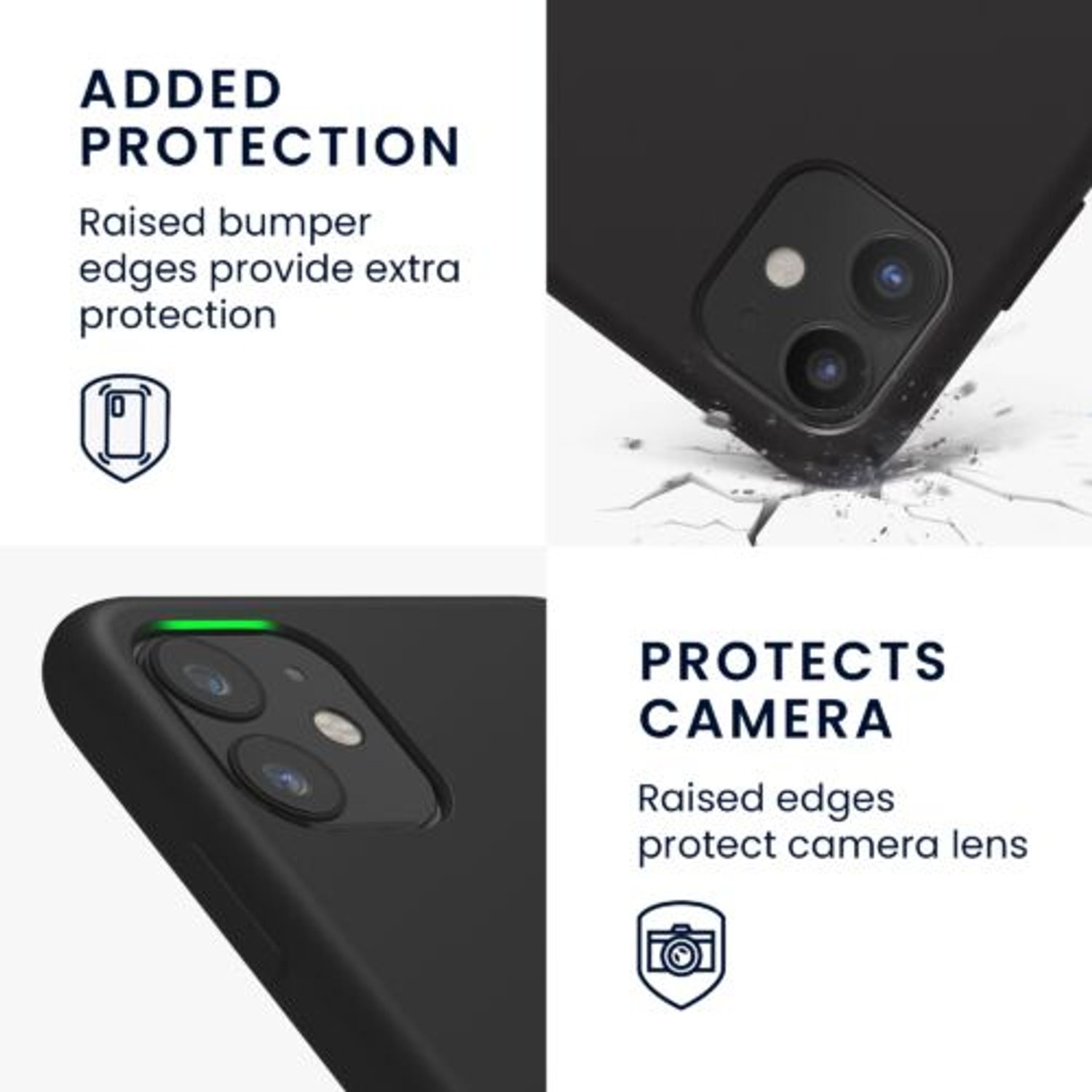 Husa pentru Apple iPhone 11, Silicon, Negru, 49724.01 fotografia produsului View 4 L