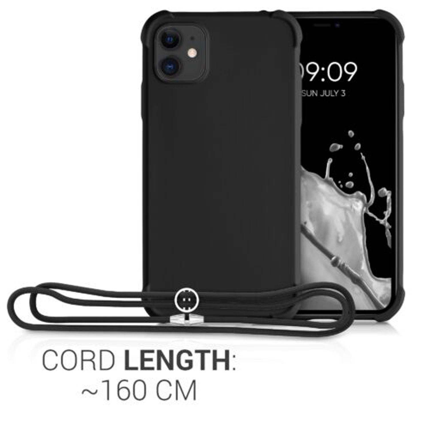 Husa pentru iPhone 11, Silicon, Negru, 53838.01 fotografia produsului View 2 L