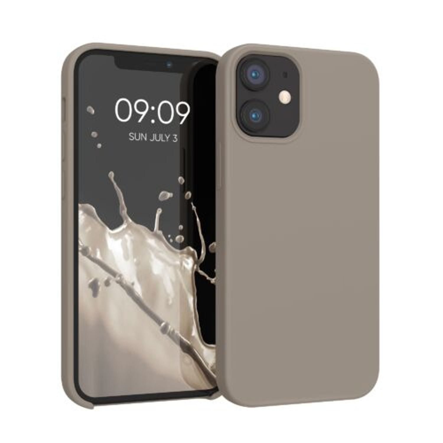 Husa pentru Apple iPhone 12 Mini, Silicon, Gri, 52640.43 fotografia produsului