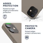 Husa pentru Apple iPhone 12 Mini, Silicon, Gri, 52640.43 fotografia produsului View 6 S