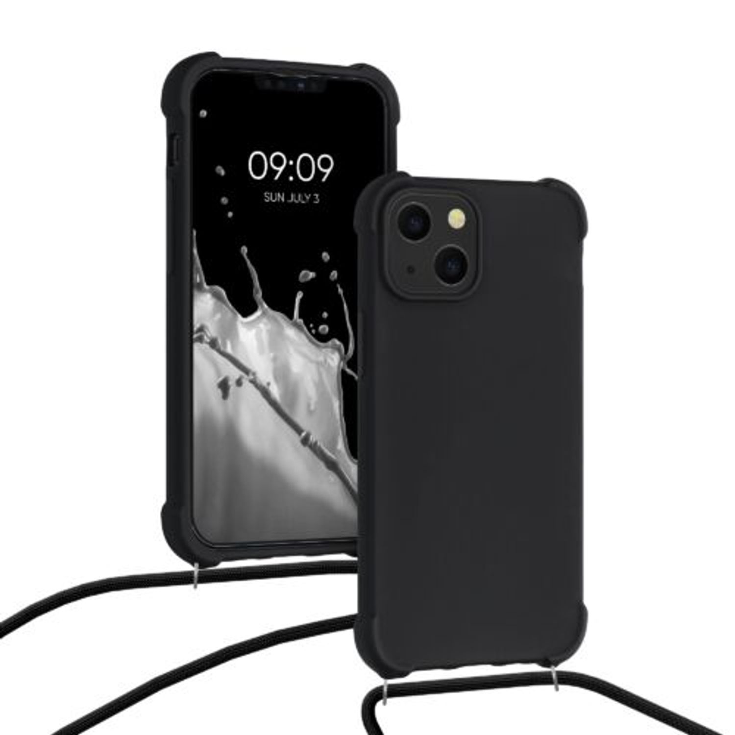 Husa pentru iPhone 13 Mini, Silicon, Negru, 55933.01 fotografia produsului View 5 L