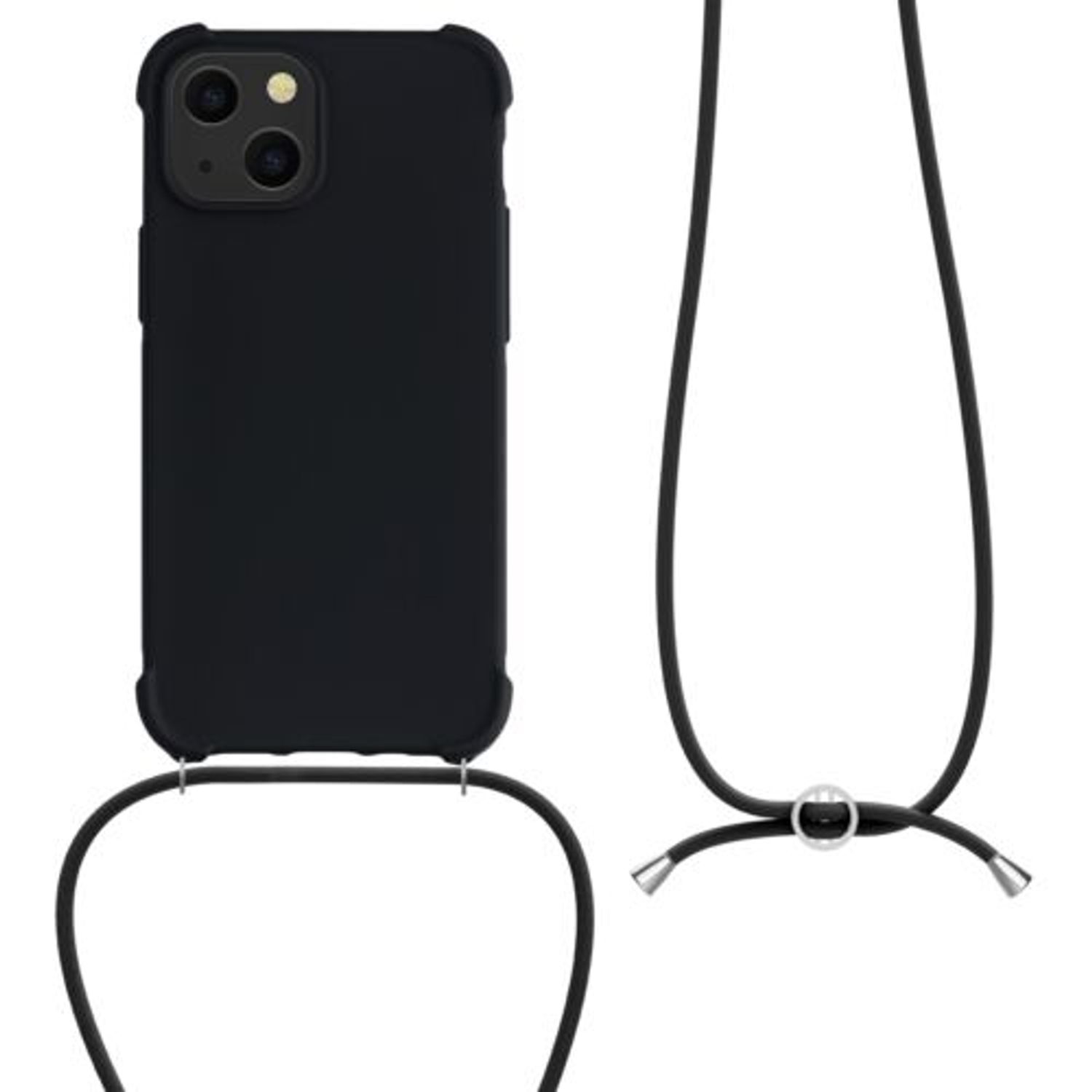 Husa pentru iPhone 13 Mini, Silicon, Negru, 55933.01 fotografia produsului View 2 L